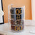 Rotating Multi-Layer Transparent Display Case Belt Organizer