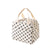 Cute Strawberry and Floral Print Thermal Insulation Lunch Bag