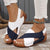Women's Contrast Color Wedge Sandals for Summer Walks