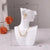 Side Face Mannequin Jewelry Holder for Earrings and Necklace Display