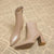 Classic Pointed Toe Thick Heel Women's Side Zip Ankle Boots