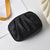 Solid Color Pleated Double Zipper Design Mini Coin Purse