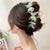 Whimsical Butterfly Hair Claws with Sparkling Rhinestones & Beads