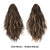 Voluminous Short Blonde Curly Clip-In Hair Extensions