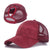 Camouflage Messy Hair Bun Snapback Baseball Hats for Women