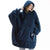 Cozy Oversized Hooded Fleece Sweater for Warm Winter Days and Nights