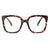 Lightweight and Versatile Oversized Square-Frame Eyeglasses