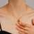 Dainty Faux Pearl Pendant Necklace and Earrings Jewelry Set