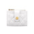 Quilted Women's Purse with Gold-toned Flower Snap Closure