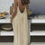 Loose-Fit Spaghetti Strap Solid-Color Summer Dress for Women