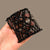 Faux Pearl Beads Elastic Double Row Design Hair Clips