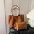 High-end City Chic Ample Storage Suede Shoulder Tote Bag