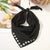 Boho Vibes Triangular Headscarf Accented with Metal Eyelets