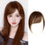 Women's Light and Breathable Slanted Clip-In Bangs