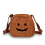 Halloween Pumpkin Crossbody Bag in Soft Corduroy for Trick-or-Treat
