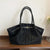 Leopard Print PU Leather Shoulder Tote Bag for Work & Travel