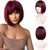 Fashion-Ready Straight Short Bob Style Hair Wig with Blunt Bangs