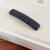Small & Minimalist Straight Plush Hair Clips in Solid Colors