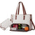 Versatile Quilted Tote Bag with Insulated Compartment