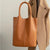 Large Capacity Genuine Leather Tote Bags for Women’s Work and Travel