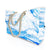 Travel-Ready Beach Bag with Zipper Closure and Striped Design
