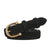 Luxury Women's Suede Belt with Stylish Gold Pin Buckle