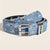 Edgy Grommet and Studded Hollow Denim Belt for Women