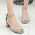 Basic and Casual Everyday Square Toe Heels with Ankle Strap