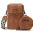 Crossbody Phone Bag with Multiple Pockets and Mini Coin Purse