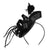 Women's Fascinator with Faux Feather Ribbon Decor Headband