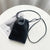 Portable Solid Color PU Leather Mobile Phone Wallet Cross-body Bags