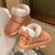 Winter Plush Short Ankle Snow Boots with Bow Knot Decor