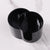 2 in 1 Round Acrylic Makeup Organizer for Cotton Pad and Swab Holder