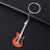 Creative Mini Musical Instruments Hanging Guitar Keychain