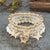 4Pcs Bohemian Style Beaded Butterfly Bracelet Set for Women