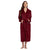 Women's Cozy and Warm Belted Winter Bathrobe with Pockets