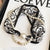 Elegant Pearl Chain Neck Scarf with Magnetic Buckle for Women