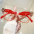 Oversized Leopard Pattern Cat Eye Reading Sunglasses for Women
