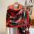 Elegant Floral Printed Thick and Warm Pashmina Shawl Scarves