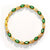 Exquisite Zircon Embellished Bracelet with Easy-hook Clasp for Women