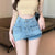 Summer Casual High Waist Denim A-Line Mini Short Skirt