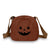 Halloween Pumpkin Crossbody Bag in Soft Corduroy for Trick-or-Treat
