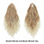 Voluminous Short Blonde Curly Clip-In Hair Extensions