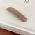 Small & Minimalist Straight Plush Hair Clips in Solid Colors