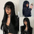 Long Silky Straight Hair Extension Wigs with Flattering Bangs