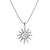 Artistic Geometric Spiral Sun Inspired Dangle Earrings for Women