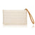 Casual Women's Woven Straw Long Clutch Wallet with Wrist Strap