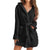 Fuzzy Plush Hoodie Women's Bathrobe for Cozy Lounge