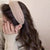 Women's Wide Fabric Solid Color Headband for Everyday Wear