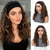 Heat-Resistant Black Short Wavy Curly Headband Wig for Women